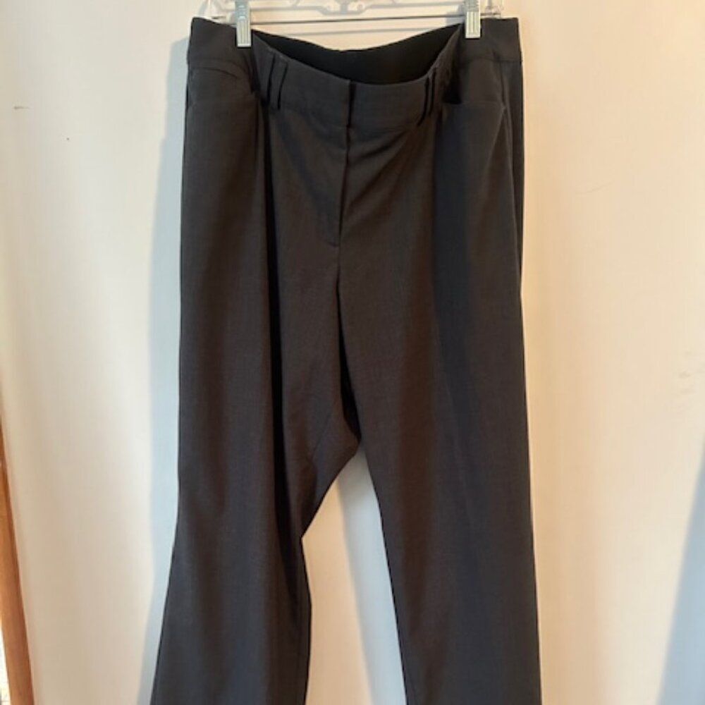 Lane Bryant Gray 5 pocket Wide-leg trouser, size 20R